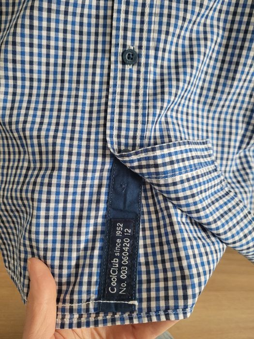 Koszula chłopięca z krótkim rękawem, ze Smyka, rozm. 152