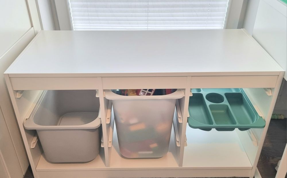 Regał Trofast Ikea rama + 3 pojemniki