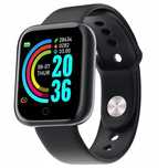 Smartwatch Zegarek Sportowy Kroki Kalorie Puls - Czarny