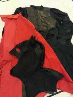 Fantasias Carnaval 3 - 5 anos (Batman * Homem Aranha * Super Homem)