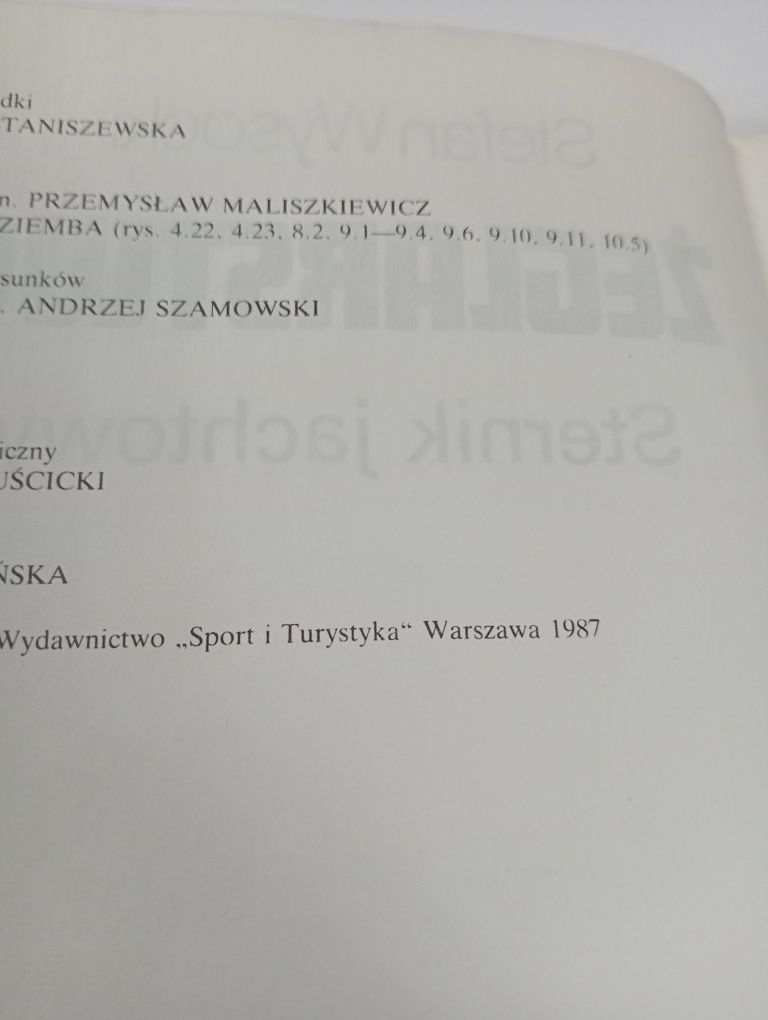 Żeglarstwo Sternik jachtowy Stefan Wysocki