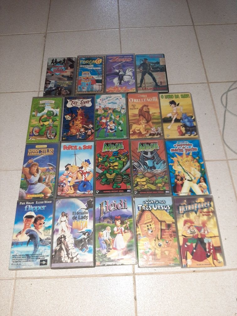 Cassetes VHS para venda