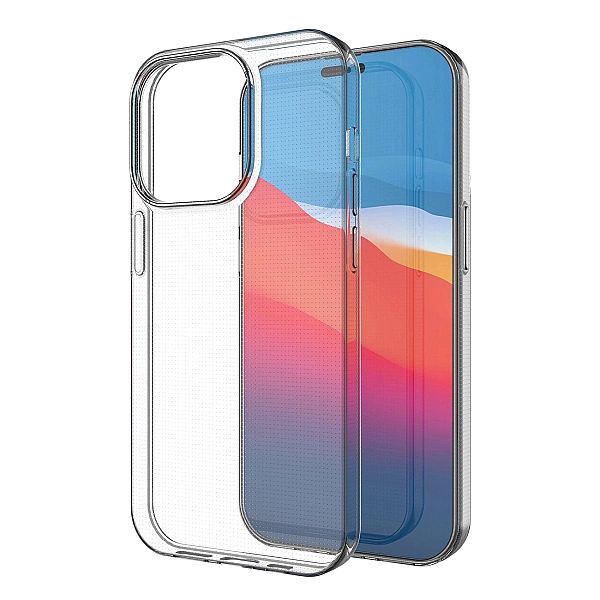 Żelowy pokrowiec etui Ultra Clear 0.5mm iPhone 14 Pro przezroczysty