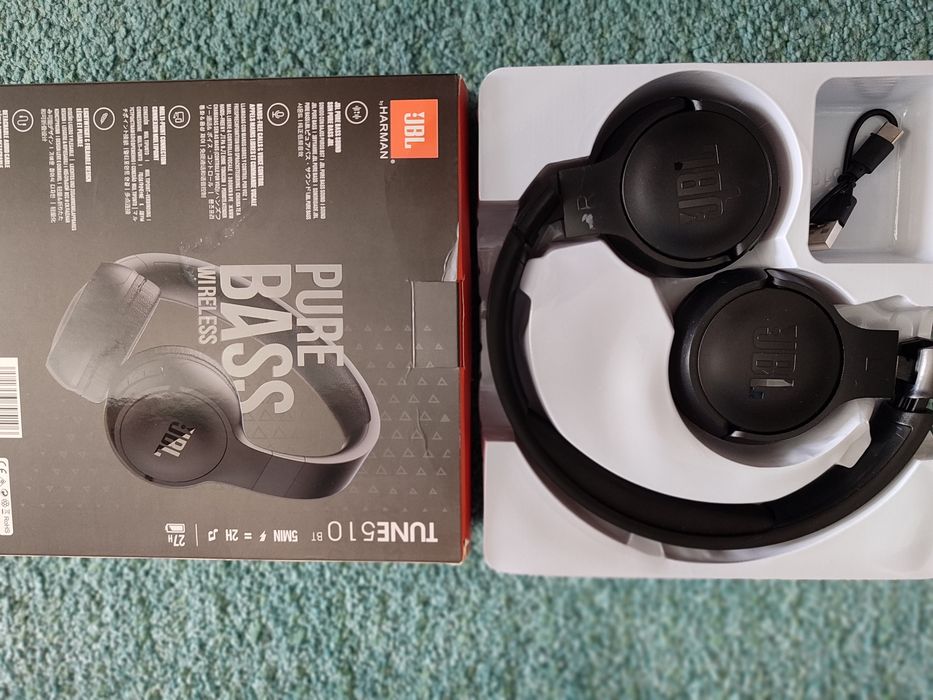 Auscultadores Bluetooth JBL 510 BT preto