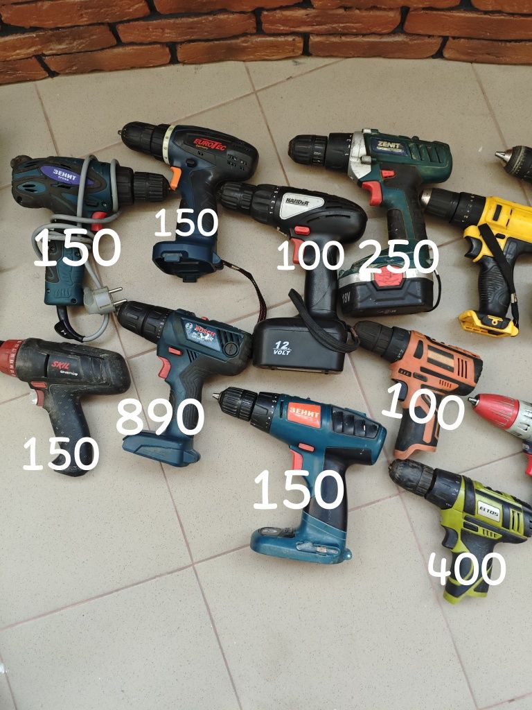 Шуруповерт DeWalt Bosch Wurth