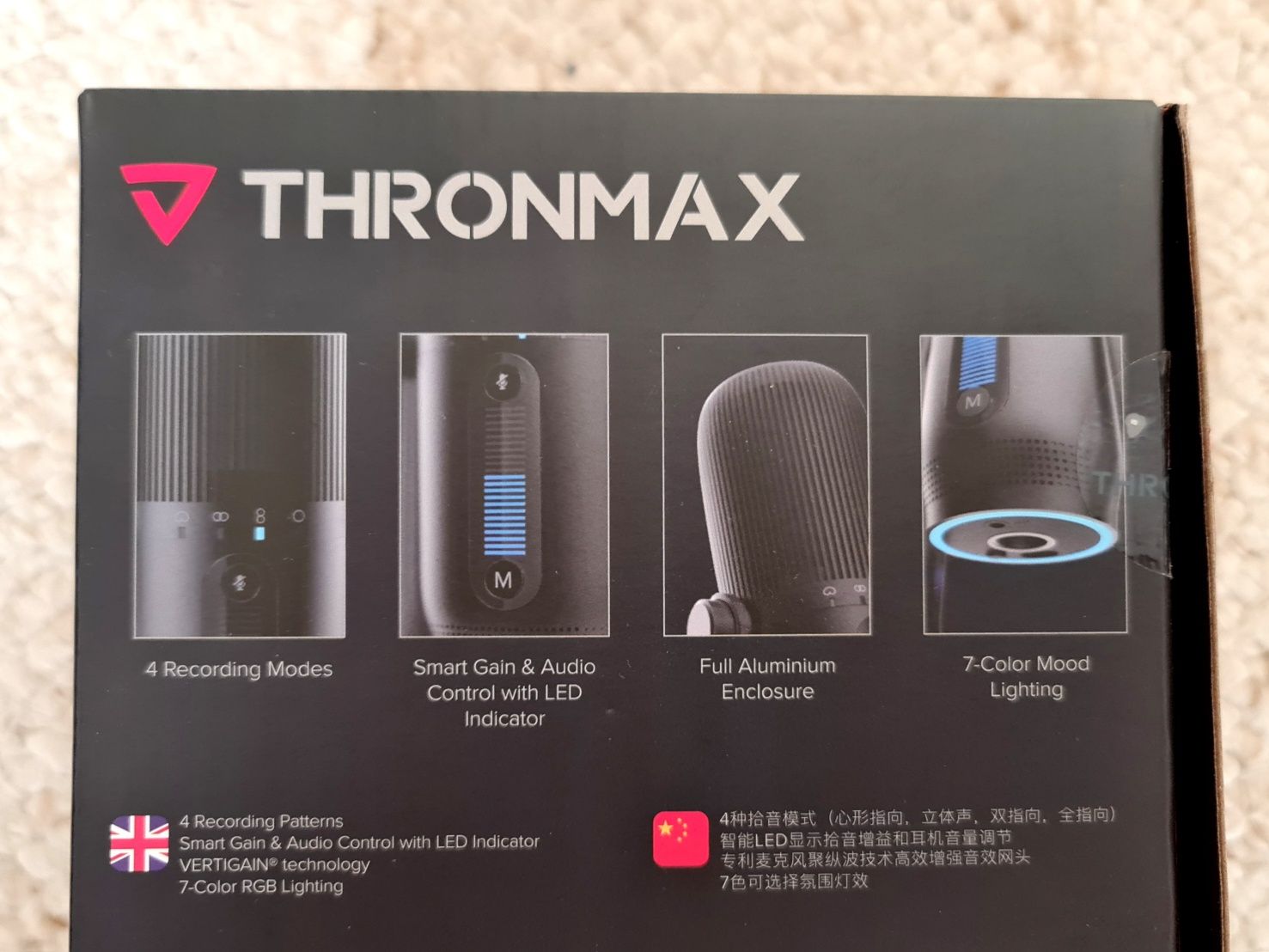 Mikrofon Thronmax One Pro do podcastów i studia