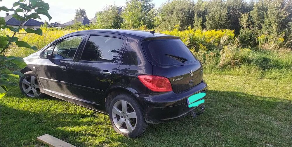Peugeot 307, hak, opony zimowe w komplecie