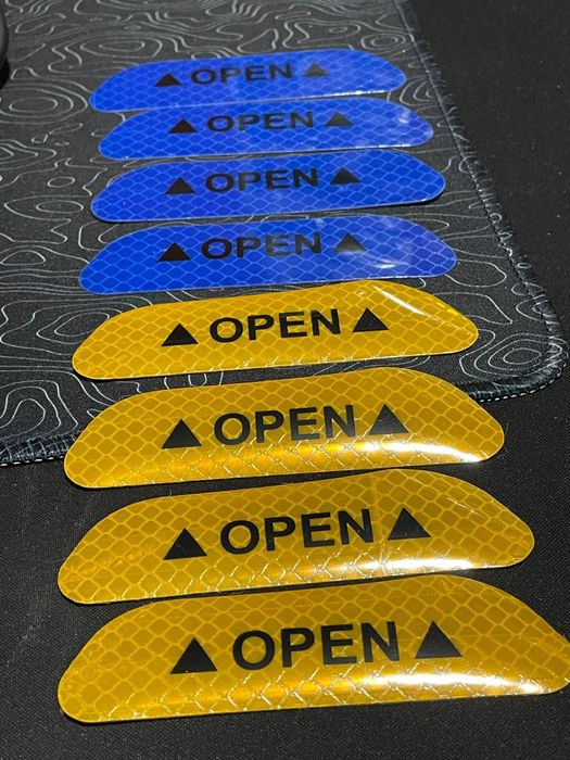 Світловідбиваючі наліпки 4 шт. Світловідбивні наклейки 4 шт.