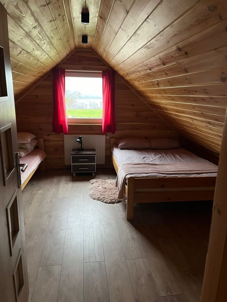 Domek do wynajęcia nad jeziorem nocleg podlasie jacuzzi, balia