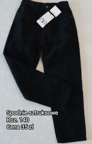 Sztruksowe spodnie Zara