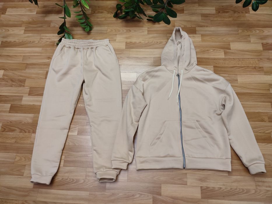 Оверсайз новий утеплений спортивний костюм тринитка на флісі унісекс