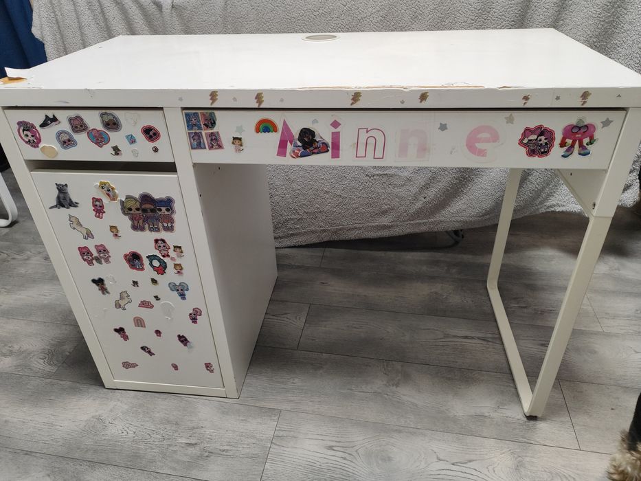 Okazja szafa-3 drzwiowa, dodatkowy słupek, komoda, lampa, biurko,fotel