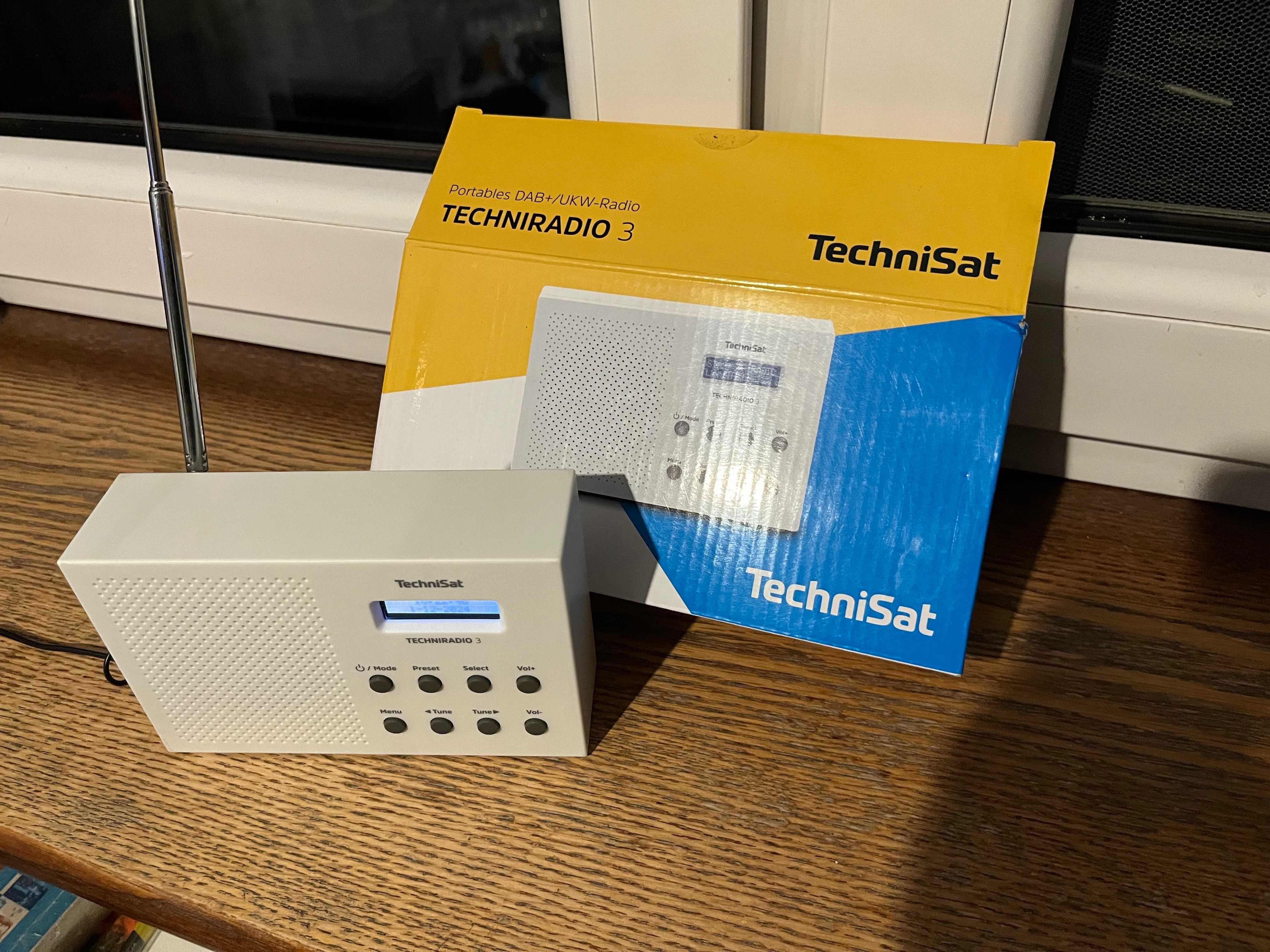 Radio Technisat 3 DAB+/FM białe