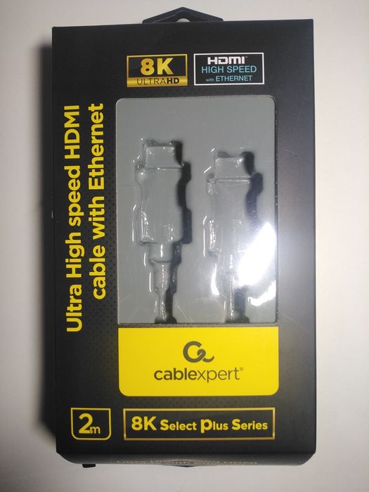 Кабель HDMI Cablexpert HDMI - HDMI v. 2.1 - 2M - CCB-HDMI8K-2M