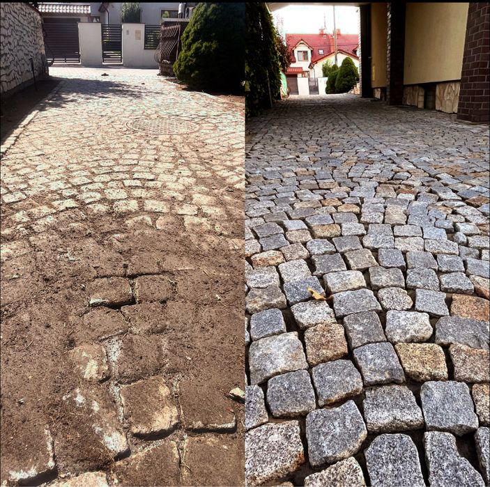 Mycie,czyszczenie kostki brukowej,ogrodzeń,elewacji