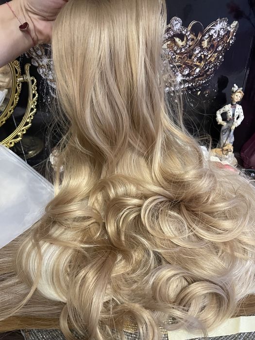 Шиньон хвіст накладний , хвіст на крабе 60 см, волосы термостойкие