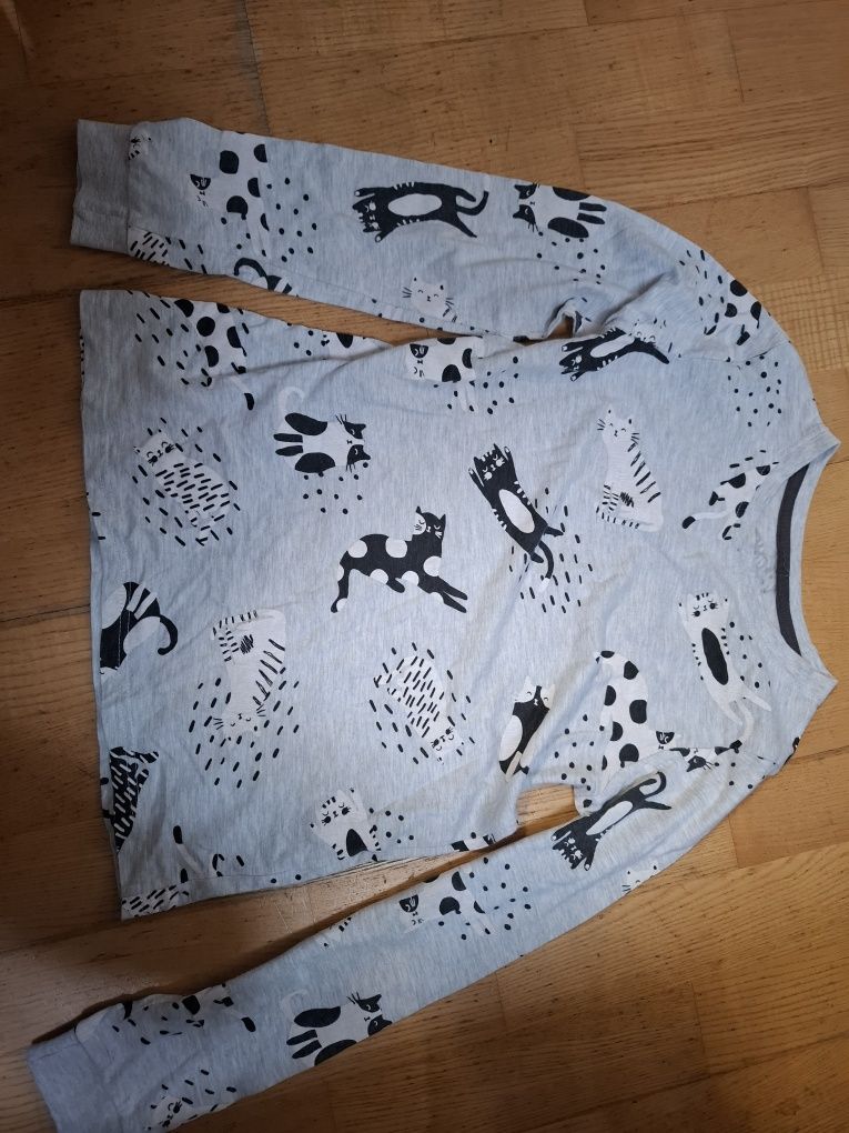 Zestaw 140 146 leginsy koszulki sweter wiosna