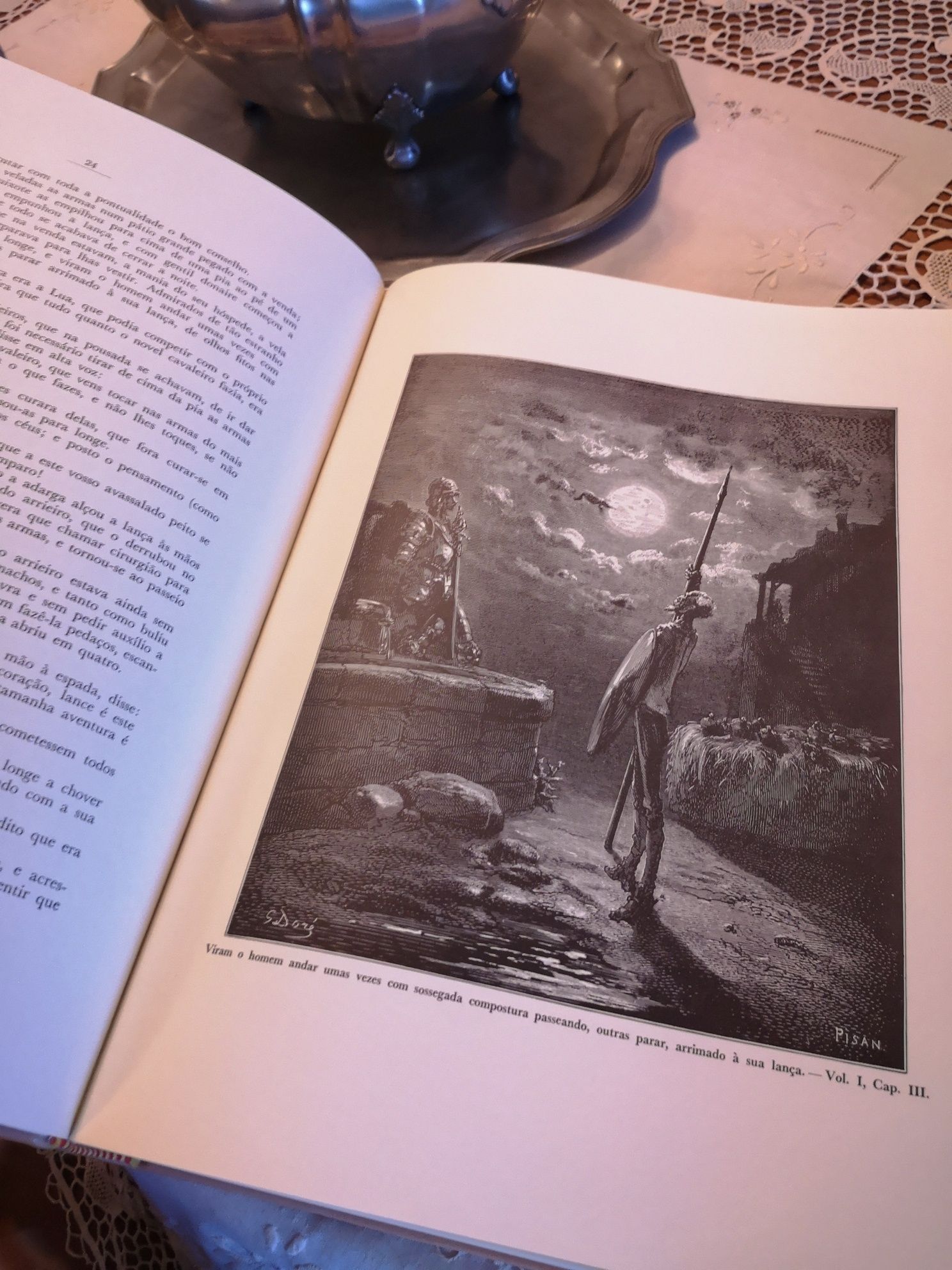 Dom Quixote de la Mancha, ilustr. Gustave Doré, ed. Lello - NOVOS