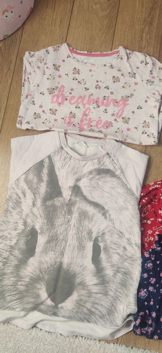 Bluzeczka, paka bluzeczek 10 szt 122/128