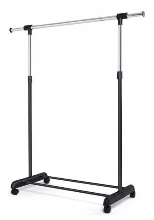 Metalowy wieszak na ubrania Stojak szafa drążek