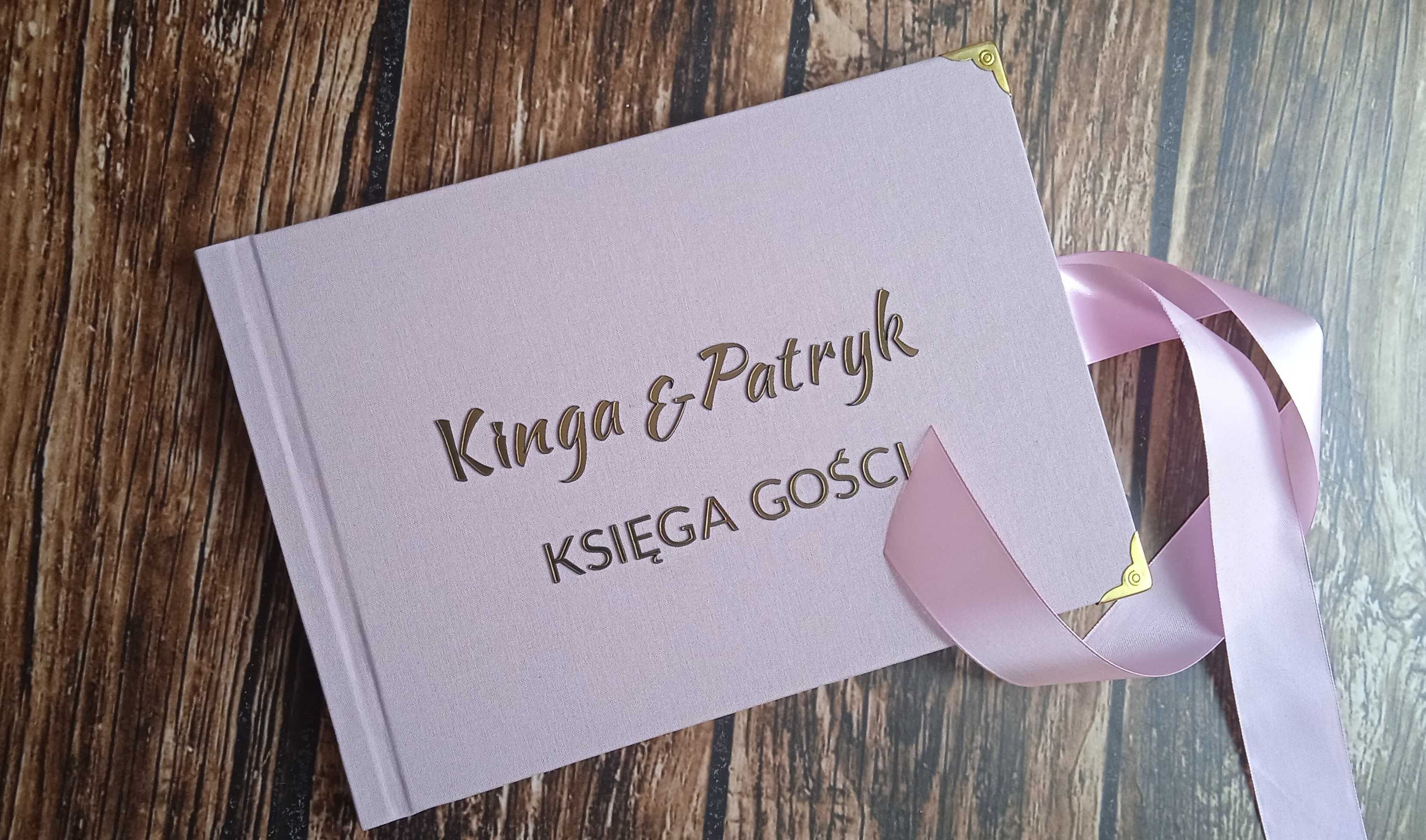 Księga gości ślub wesele para młoda grawer personalizowana Ciechanów
