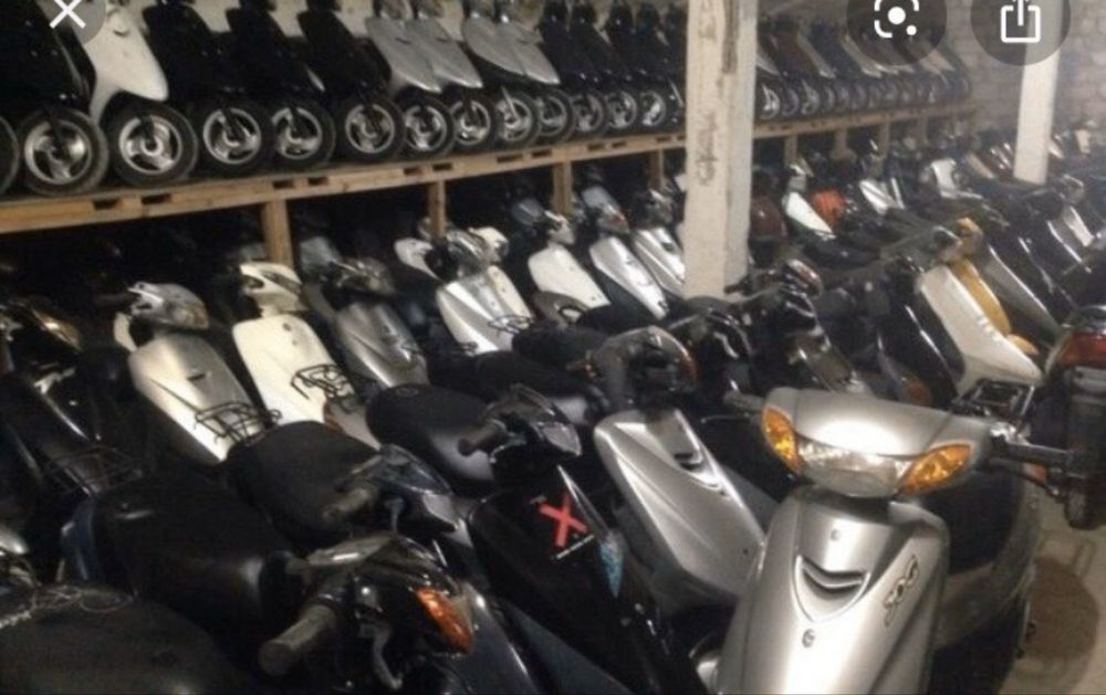 Скутера з контейнера Японія без пробгу по Укр