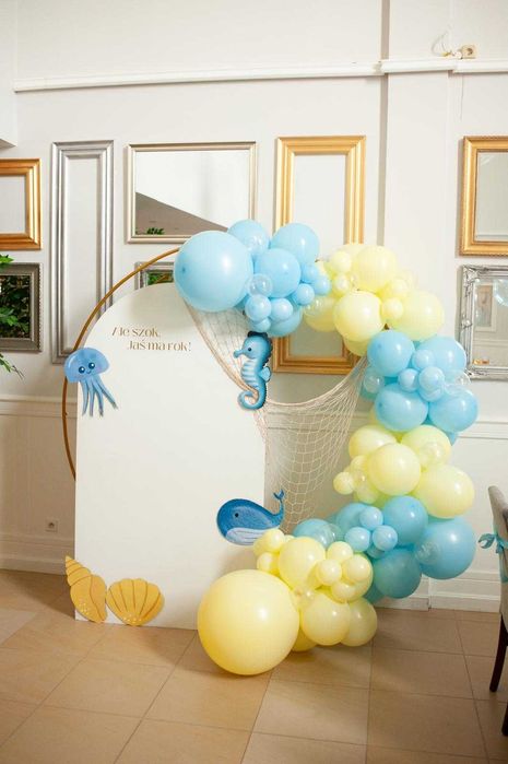 Ścianka, dekoracje, balony, urodziny, baby shower, Chrzest
