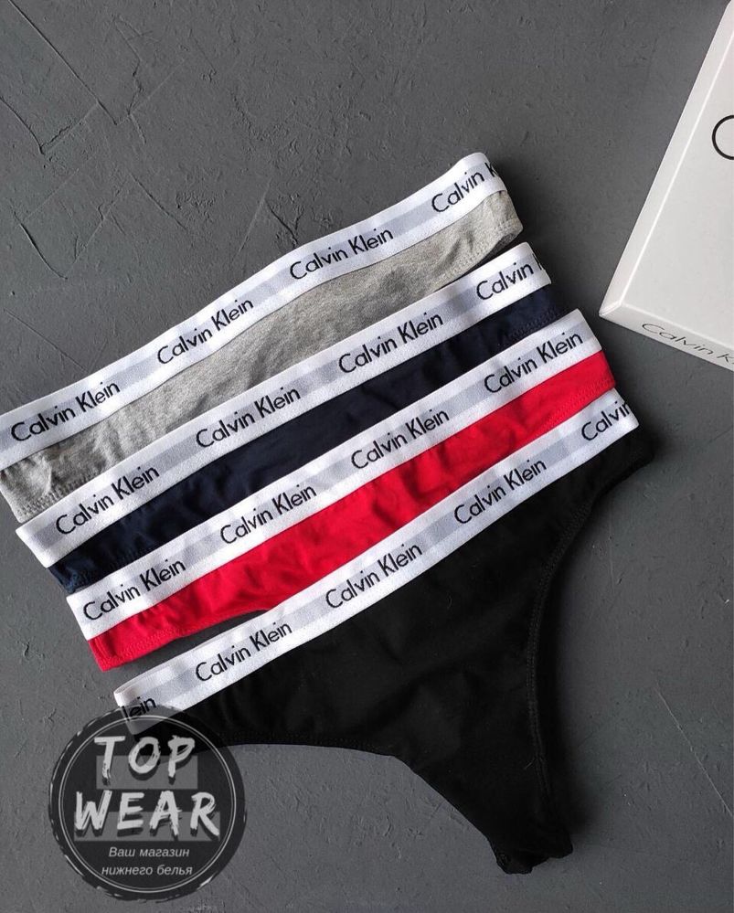 Набір жіночих трусиків стрінг Calvin Klein "Carousel"