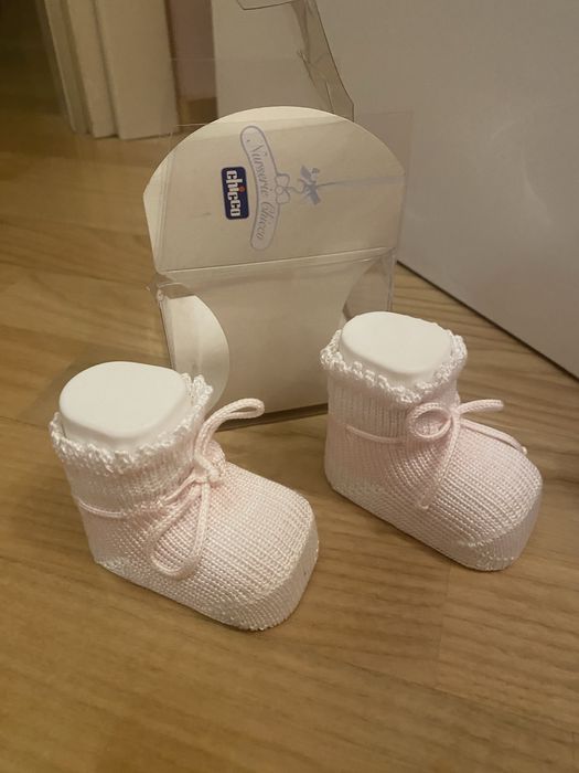 Chicco skarpetki dla niemowląt bawełniane różowe