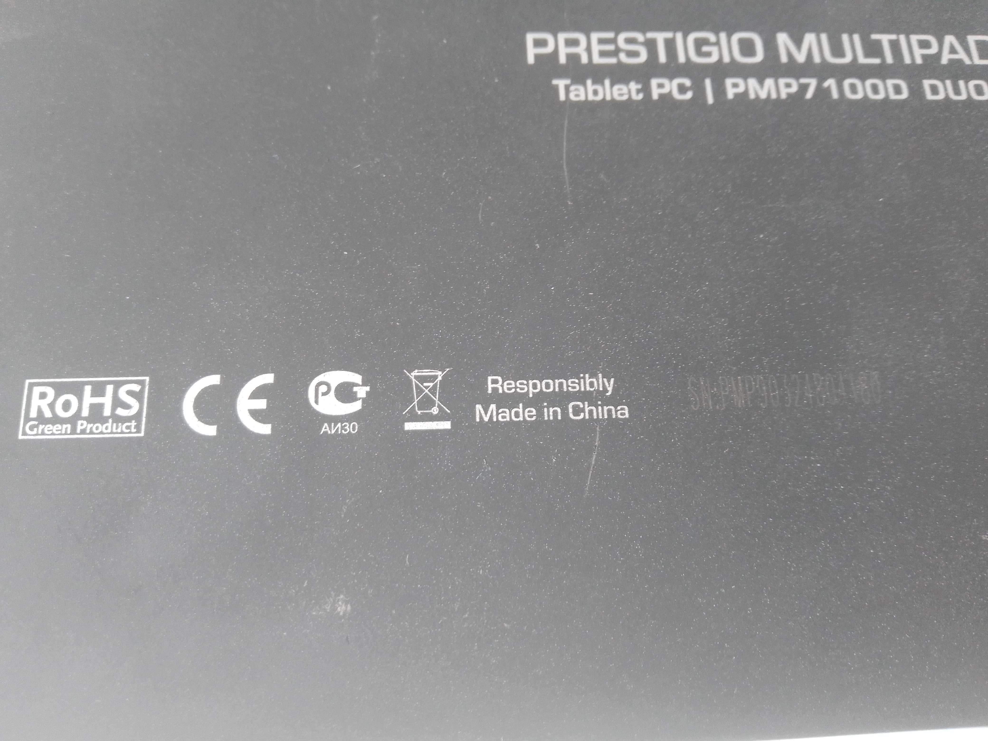 Tablet PRESTIGO MULTIPAD Tablet PC  PMP7100D DUO 10,1"