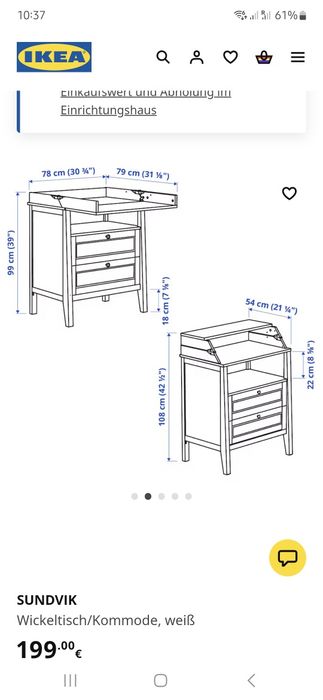 Przewijak komoda IKEA