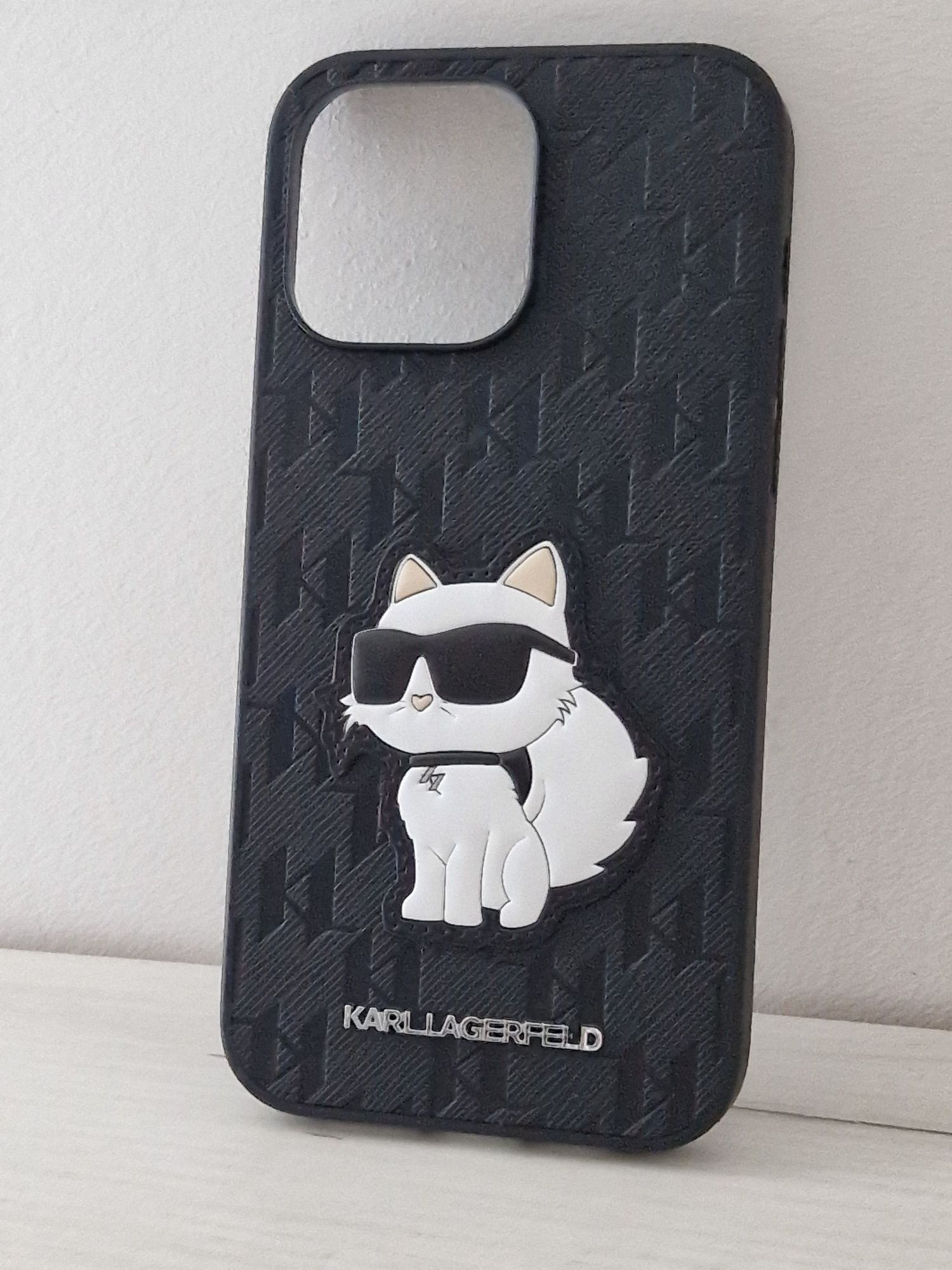 Oryginalne Etui KARL LAGERFELD Monogram Choupette Iphone 14 Pro Max