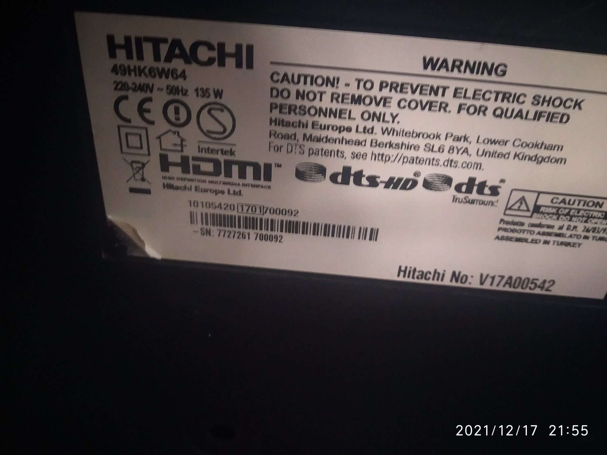 Vestel 17ips72 6870c-0535b