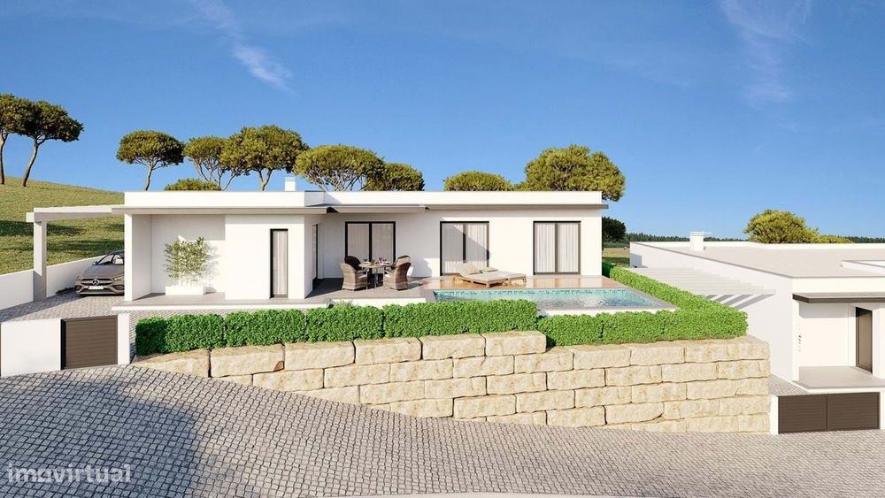 Moradia térrea com 3 quartos,  vistas  deslumbrantes Campo, piscina -