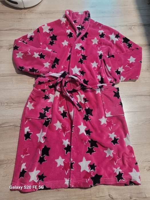 Szlafrok damski różowy