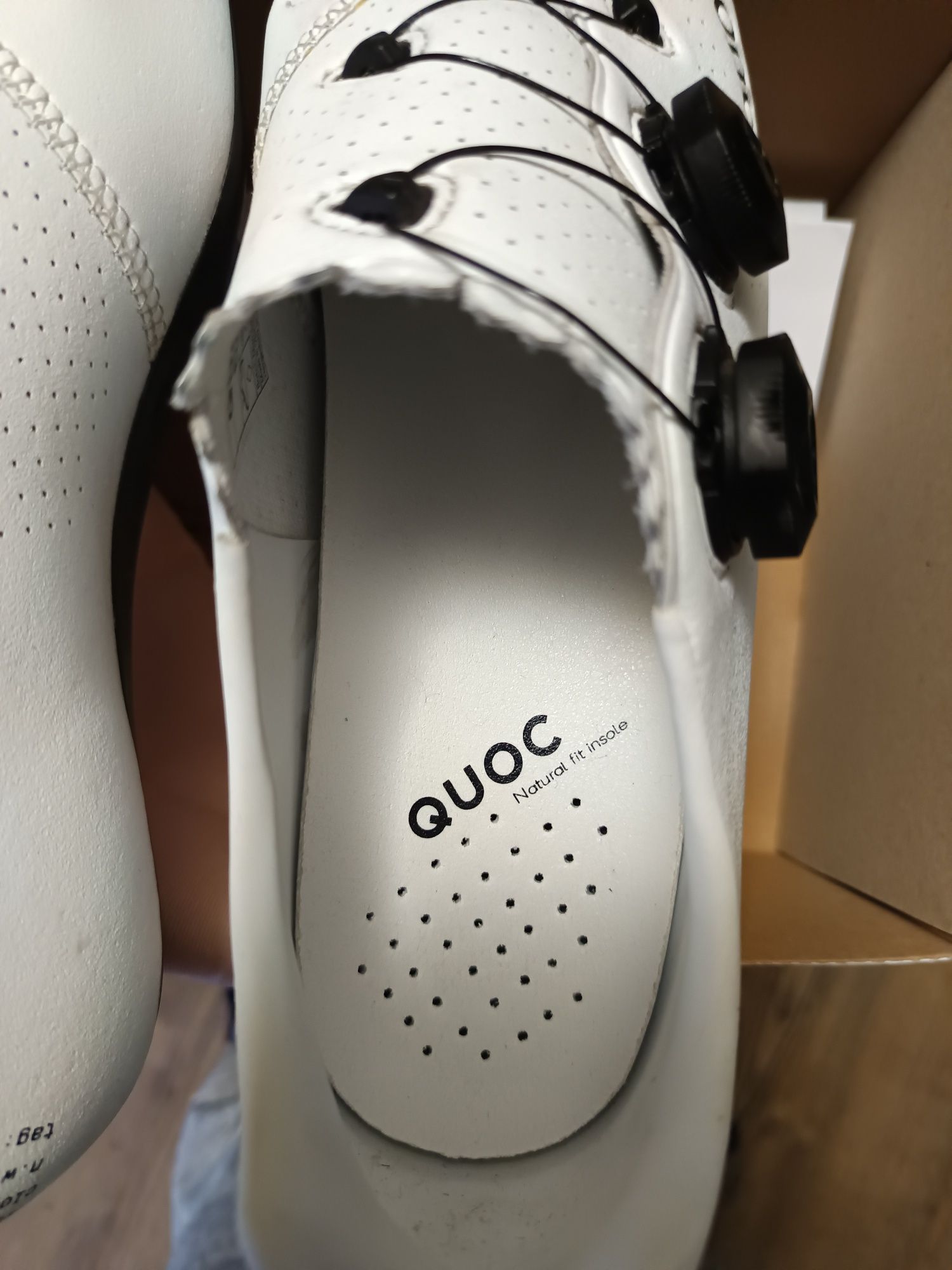Sapatos ciclismo Quoc como novos