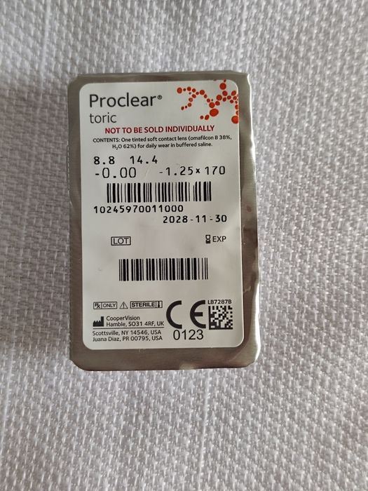 Soczewka toryczna miesięczna Proclear