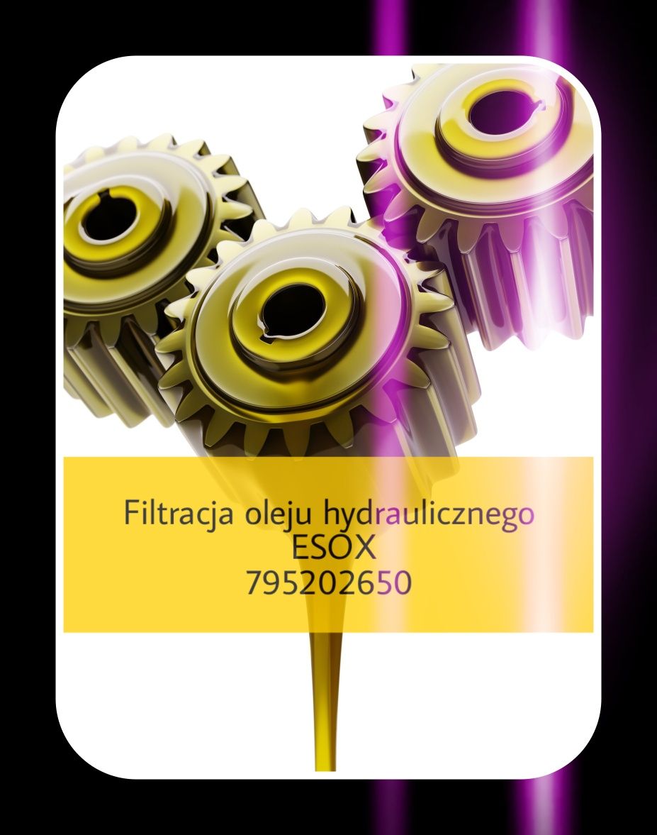 Mikro filtracja oleju hydraulicznego, przekładniowego,filtr 1 mikron,