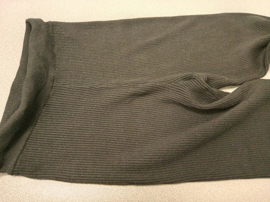 Legginsy damskie prążkowane oversize