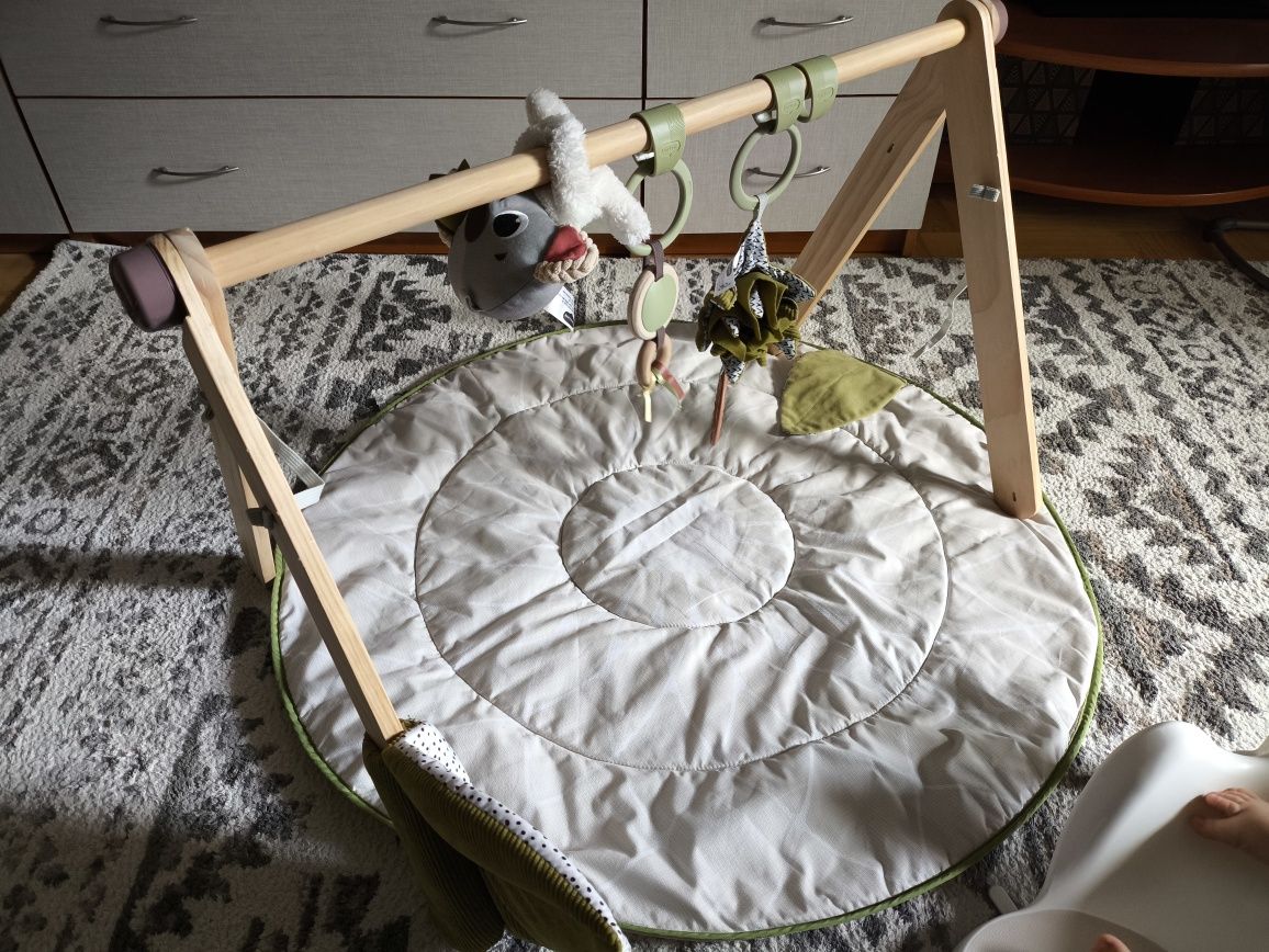Jak nowa mata edukacyjna z drewnianym stojakiem - Boho Chic