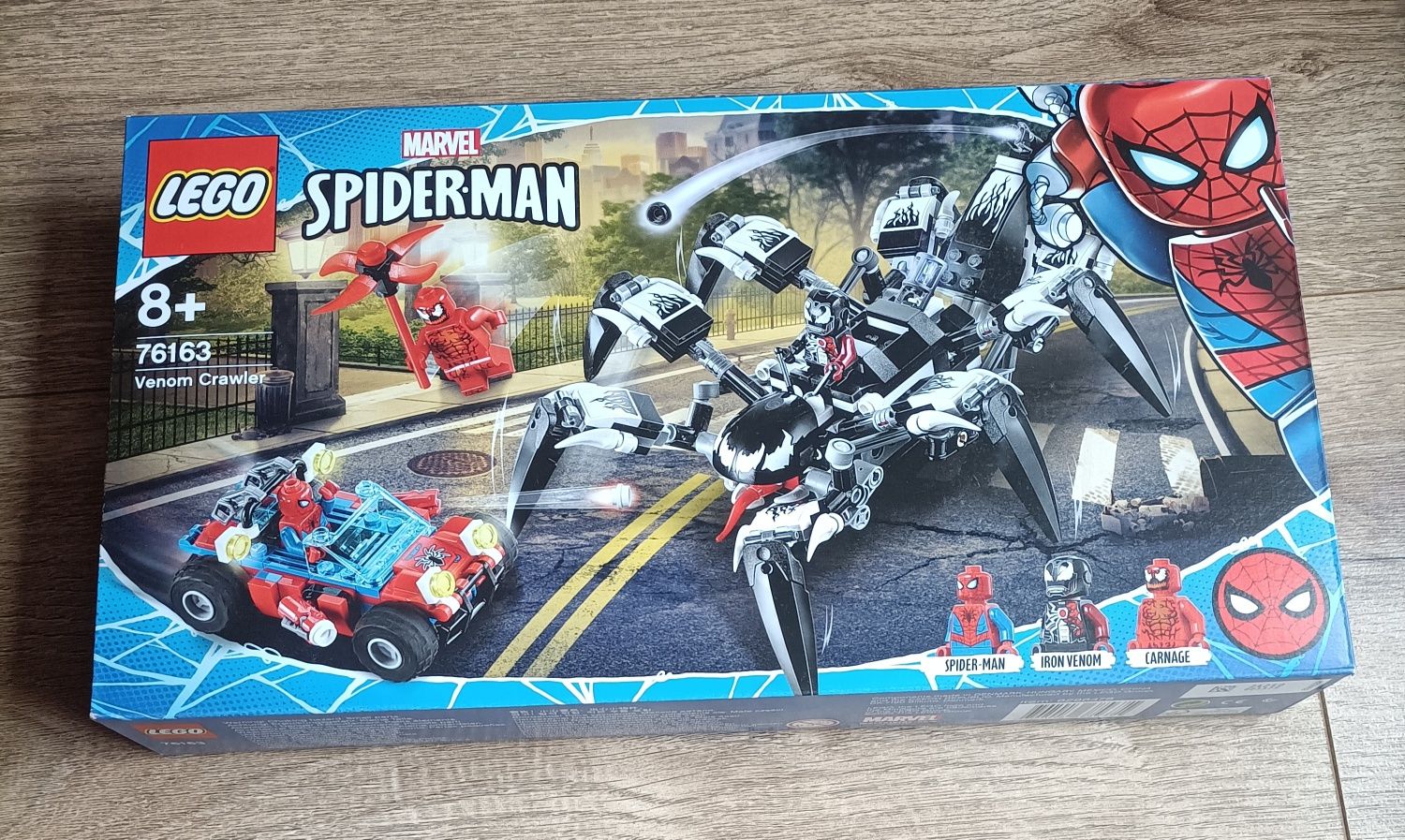 Nowe LEGO 76163 Marvel Super Heroes - Pełzacz Venoma.