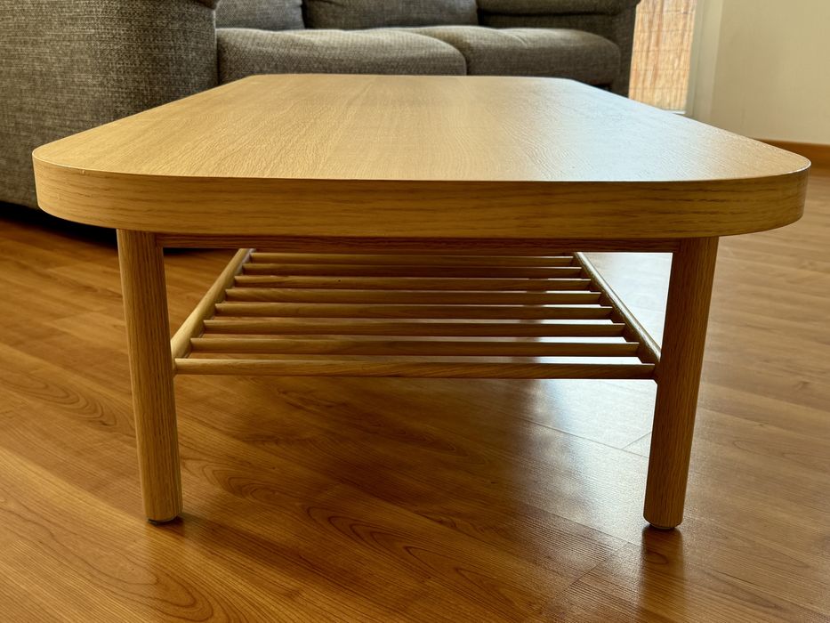 stolik kawowy IKEA Listerby dąb 140x60 bdb