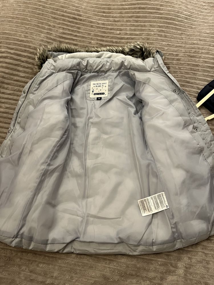 Kurtka zimowa ocieplana parka 128 c&a gratisy
