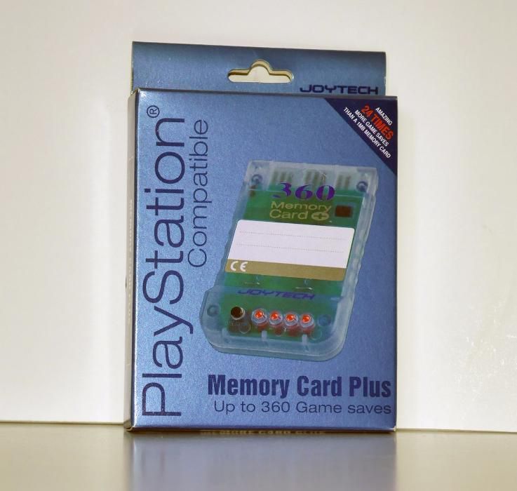 Cartões de Memória diversos para PlayStation 1 (NOVOS, embalados)