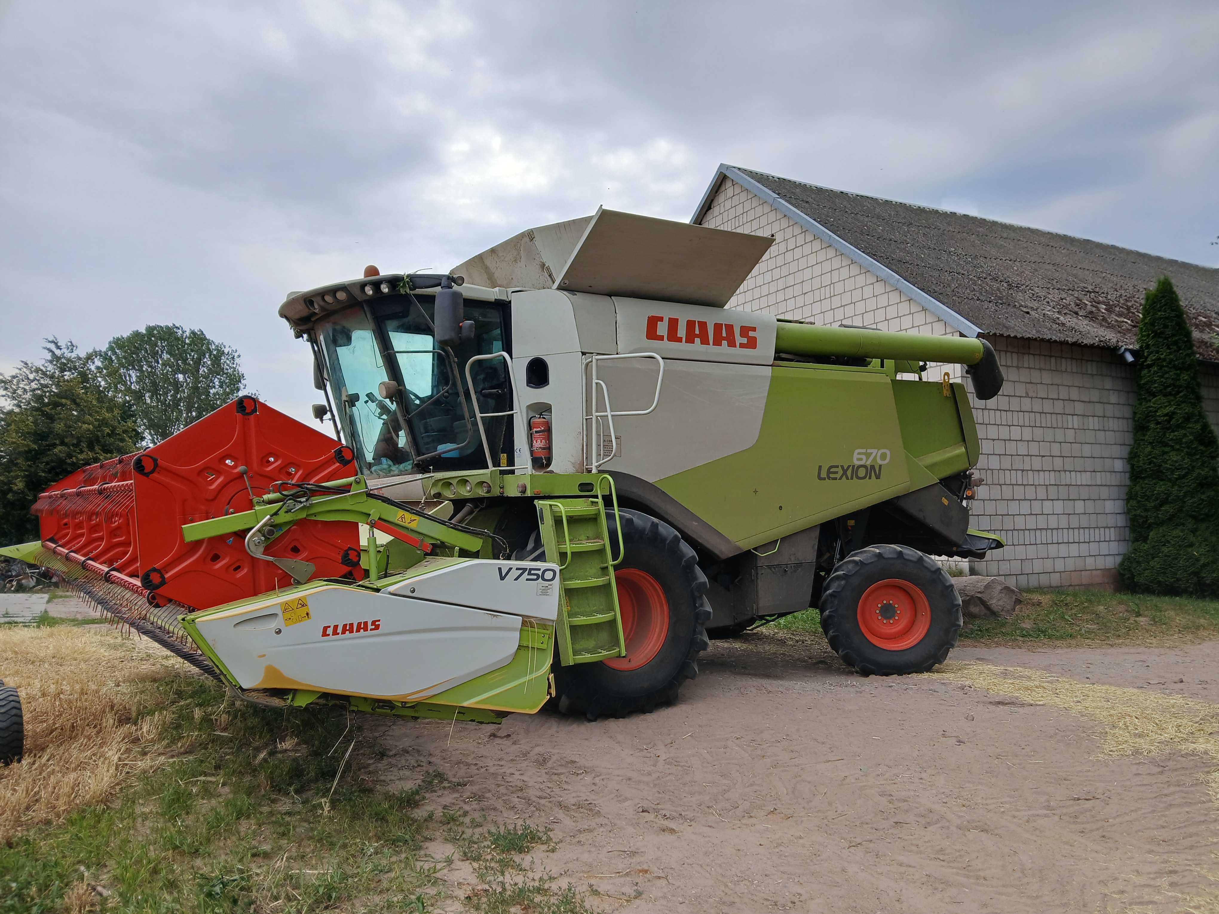 Kombajn 640 claas lexion 670  660 zbozowy john deere 580 class 520