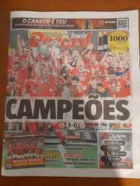 Jornal Record Benfica Campeão Nacional 38