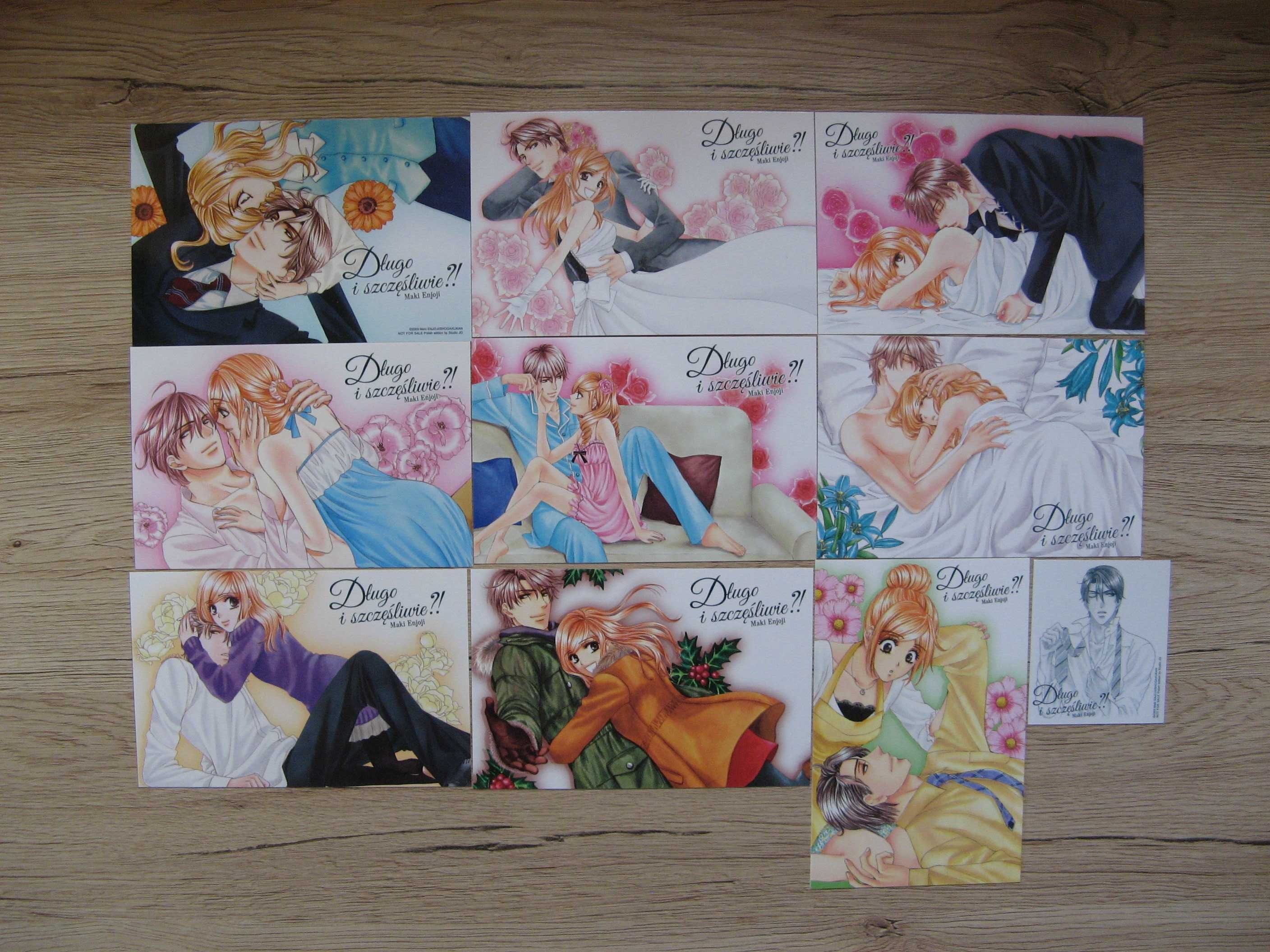 Manga Długo i szczęśliwie?! tomy 1-10 Maki Enjoji StudioJG + karta JFM