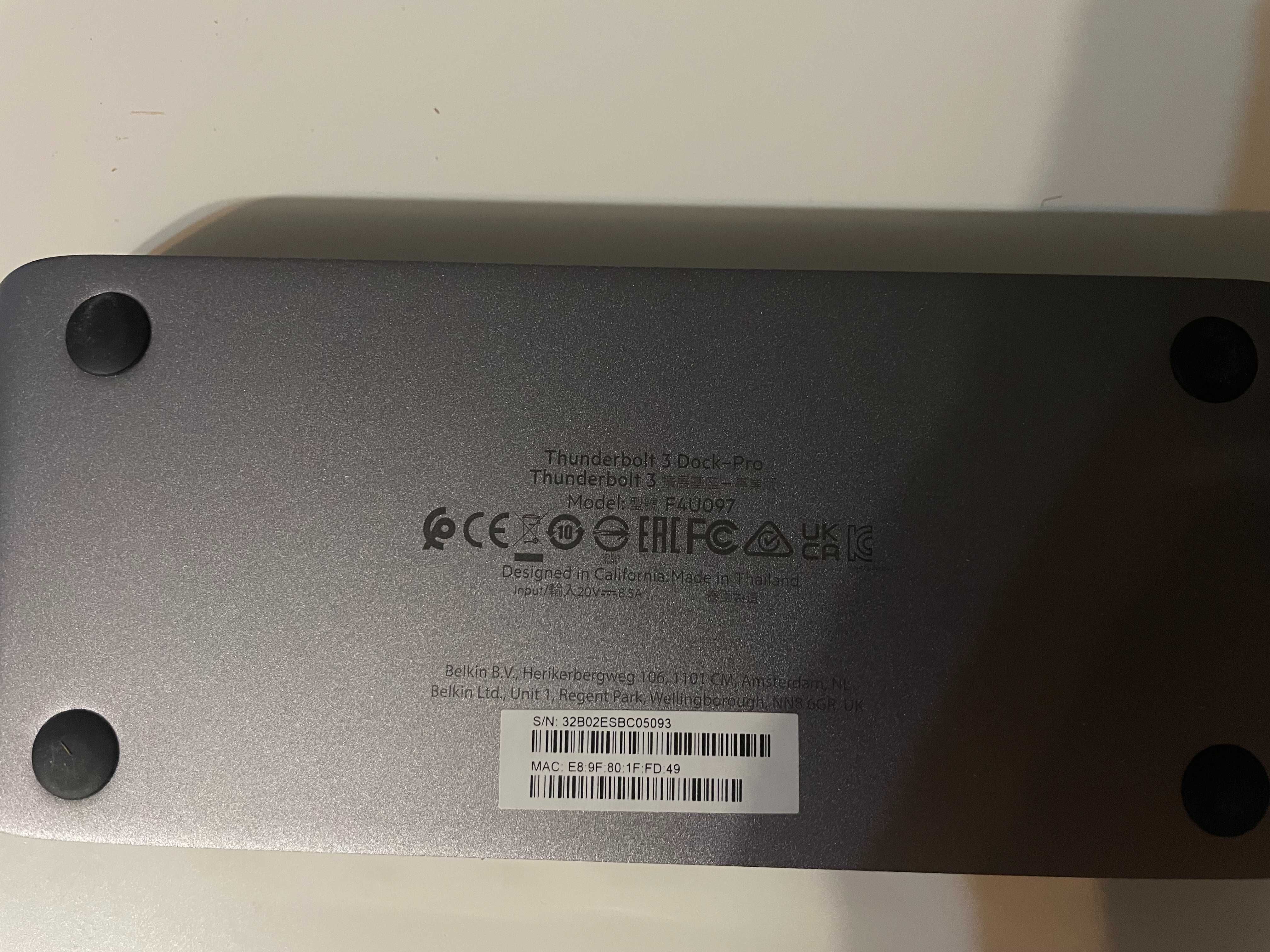 Stacja dokująca Belkin Dock Pro Thunderbolt 3