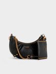 Сумка Guess Bolsa Crossbody Clelia, артикул VB899612, чорна