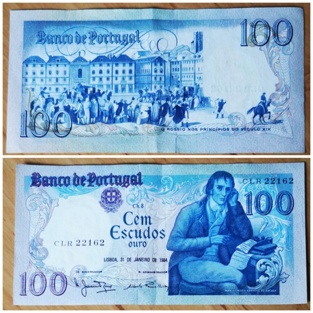 Nota 100 Escudos - 1984